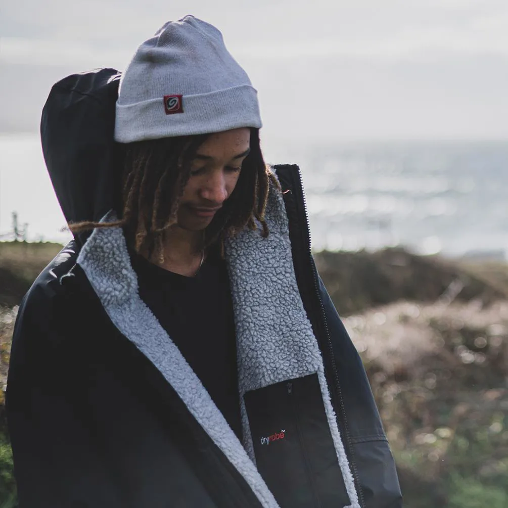 dryrobe Advance Long Sleeve Changing Robe - Black / Grey Extra Image 7